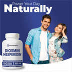 Immortal Herbs Diosmin Hesperidin 1000mg Complex, 150 Capsules, Citrus Bioflavonoids Rich Fruit Extract, 100% Vegetarian, Non-GMO & Gluten Free Diosmin Supplement with Max Strength