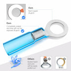 Kuject 600 PCS Heat Shrink Wire Connectors kit, Multipurpose Waterproof Electrical Wire Terminals, Insulated Crimp Connectors Ring Fork Spade Butt Splices for Automotive Marine Boat Truck