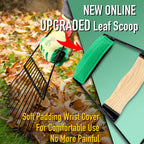 Altdorff Steel Leaf Scoops, Hand Rakes for Picking Up Leaves, Sturdy Garden Large Leaf Grabber Leaf Rake for Picking up Leaves, Collect Garbage and More