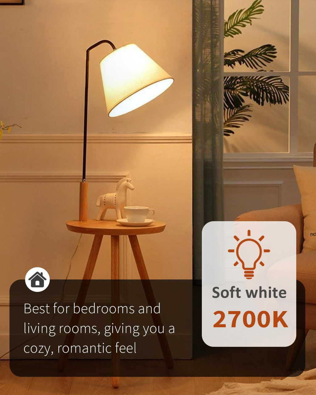 TJOY 24 Pack LED Light Bulbs, 100 Watt Equivalent A19 LED Bulbs, Soft Warm White 2700K, Energy Saving Lightbulbs with E26 Standard Base, 1500 Lumens Non Dimmable Lamp for Home Bedroom Kitchen