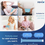 REVIX Gel Ice Packs Reusable 14" x 7" – 2 Packs Flexible Cold Compress with Strap for Back, Shoulder, Hip, Thigh – Extra Large Ice Pack for Everyday Recovery & Cooling Relief