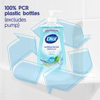 Dial Antibacterial Defense Liquid Hand Soap + Aloe, Spring Water Scent, 52 Fl Oz Hand Soap Refill (Pack of 3), Dermatologist-Tested, Gentle Formula