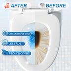 KIISIISO Toilet Bowl Cleaners-9 Bottles, Blue Toilet Bowl Cleaner Tablets in Bottles with Sustained-Release Technology, Upgraded Automatic Cleaning Solution Prevent Stain Build Up, 63.5 oz