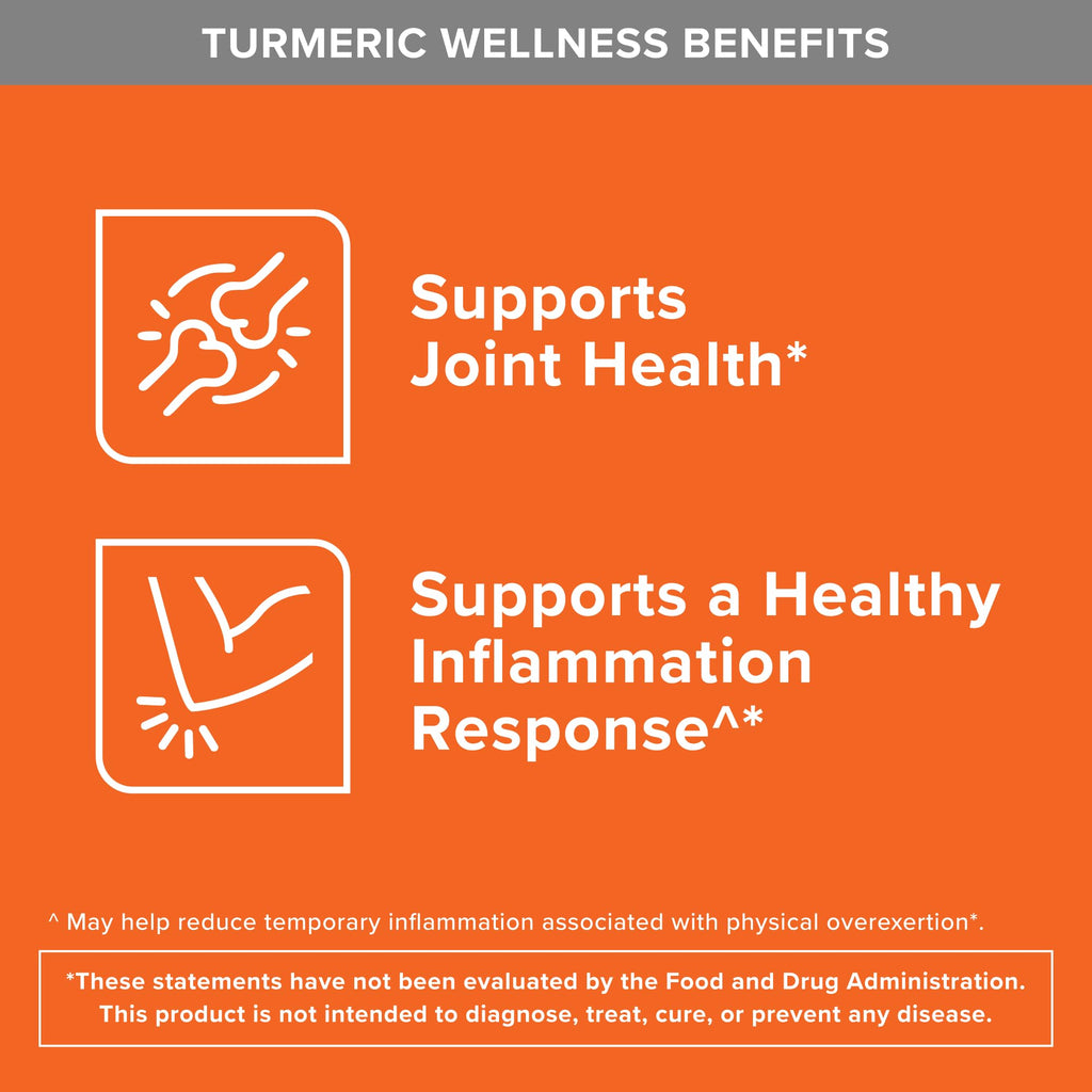 Qunol Turmeric Curcumin 2250mg, Black Pepper Extract for Enhanced Absorption, Supports Healthy Inflammation Response and Joint Health, Dietary Supplement, Vegetarian Formula, 90 Capsules