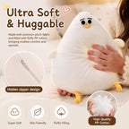 DEYI Simulation Mother Hen Doll, Funny Fat Chicken Plush Toys 26cm