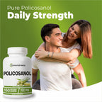 Immortal Herbs Policosanol 100mg Capsules, Derived from Sugar Cane, 150 Pills, Non-GMO and Gluten-Free Policosanol Supplement for Women and Men