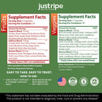 Fruits and Veggies Supplement - 90 Fruit and 90 Vegetable Capsules - 100% Whole Natural Superfood - Filled with Super Greens Vitamins and Minerals - Supports Balance Energy Levels (1 Pack)