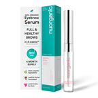 nuorganic 'Cosmic Brow' Eyebrow Serum for Growth | Natural Eye Brow Serum for Thicker, Longer, More Defined Brows | 4 Months Supply XL Size | Cruelty Free, Made in USA
