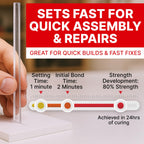 Acrylic Bonding Cement with Applicator Bottle 4 oz, Clear Adhesive for Plexiglass and Plastic Sheets, Fast-Setting Glue