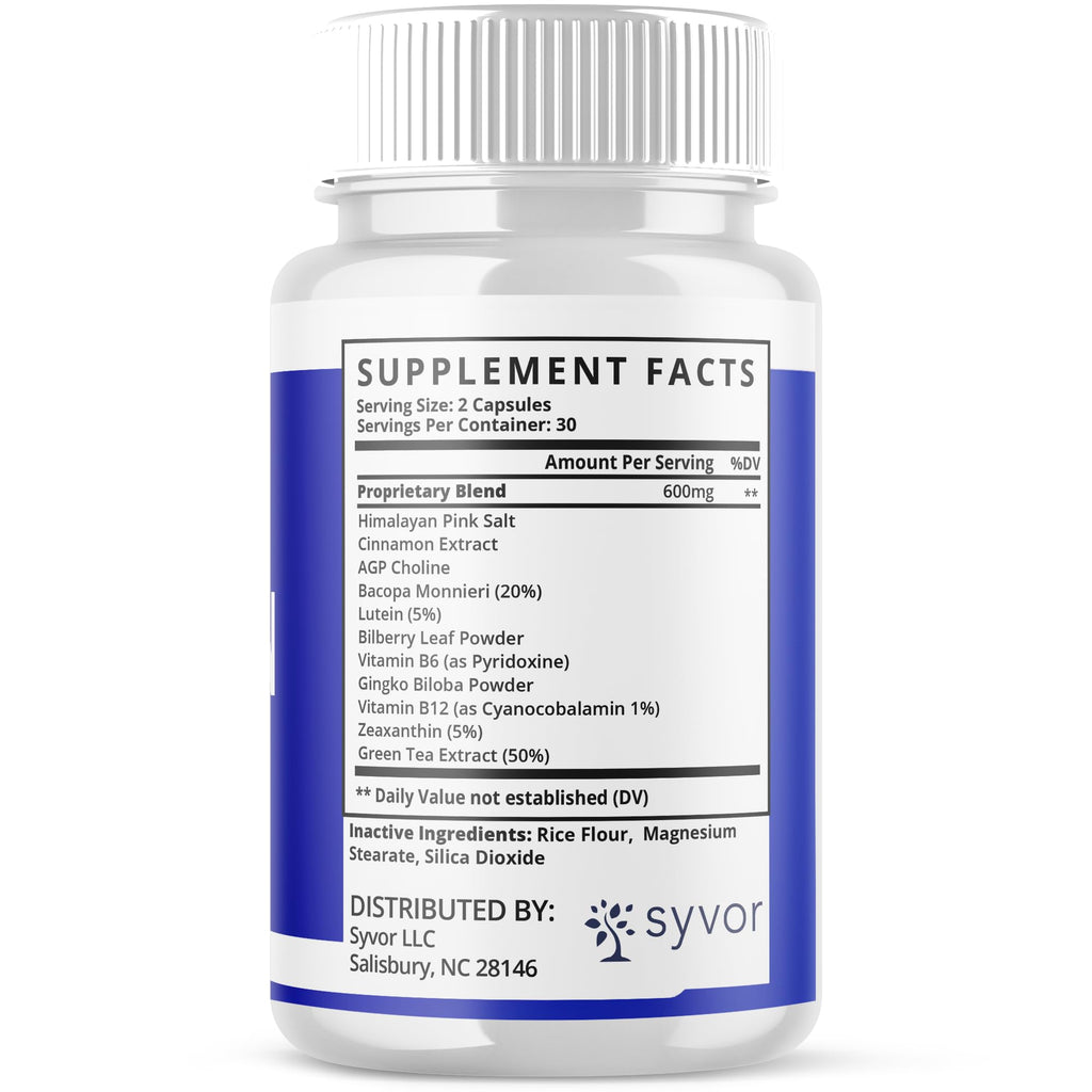 Marobrain Capsules, Official Marobrain Supplement Pills with All Natural Ingredients, Advanced Formula Brain Health Support Pills with Maximum Strength Premium Vitamins for Women & Men (60 Capsules)