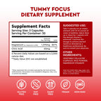 JJ Smith Tummy Focus – Digestive Cleanse Supplement with Ozonated Oxygenated Magnesium – Supports Digestion, Regularity, Bloating, Gut Balance, Nutrient Absorption, Energy & a Flatter Belly