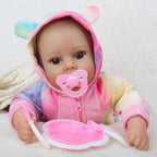 Lifelike Baby Dolls Girl, 18 inch Large Realistic Sweet Soft Body Baby Doll Real Life Baby Dolls Girl, with Accessories Gift for Kids Age 3 4 5 6 7 8+