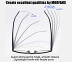 MODFANS Women Reading Glasses 1.5 4 Pair Stylish Ladies Readers with Comfort Spring Hinge Pattern Design Pouch Included