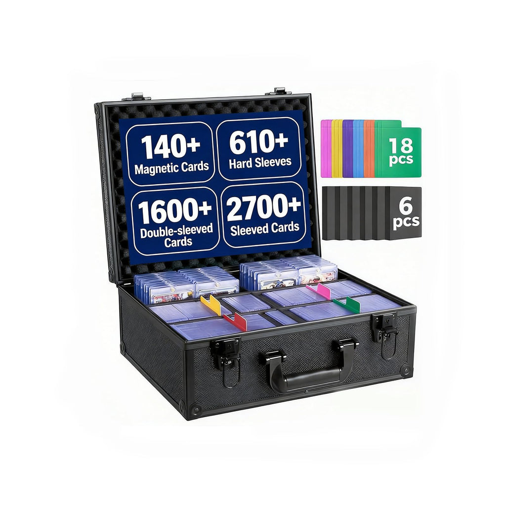 Trading Card Storage Box for 3" x 4" Top Loaders 610+, Sports Cards Case