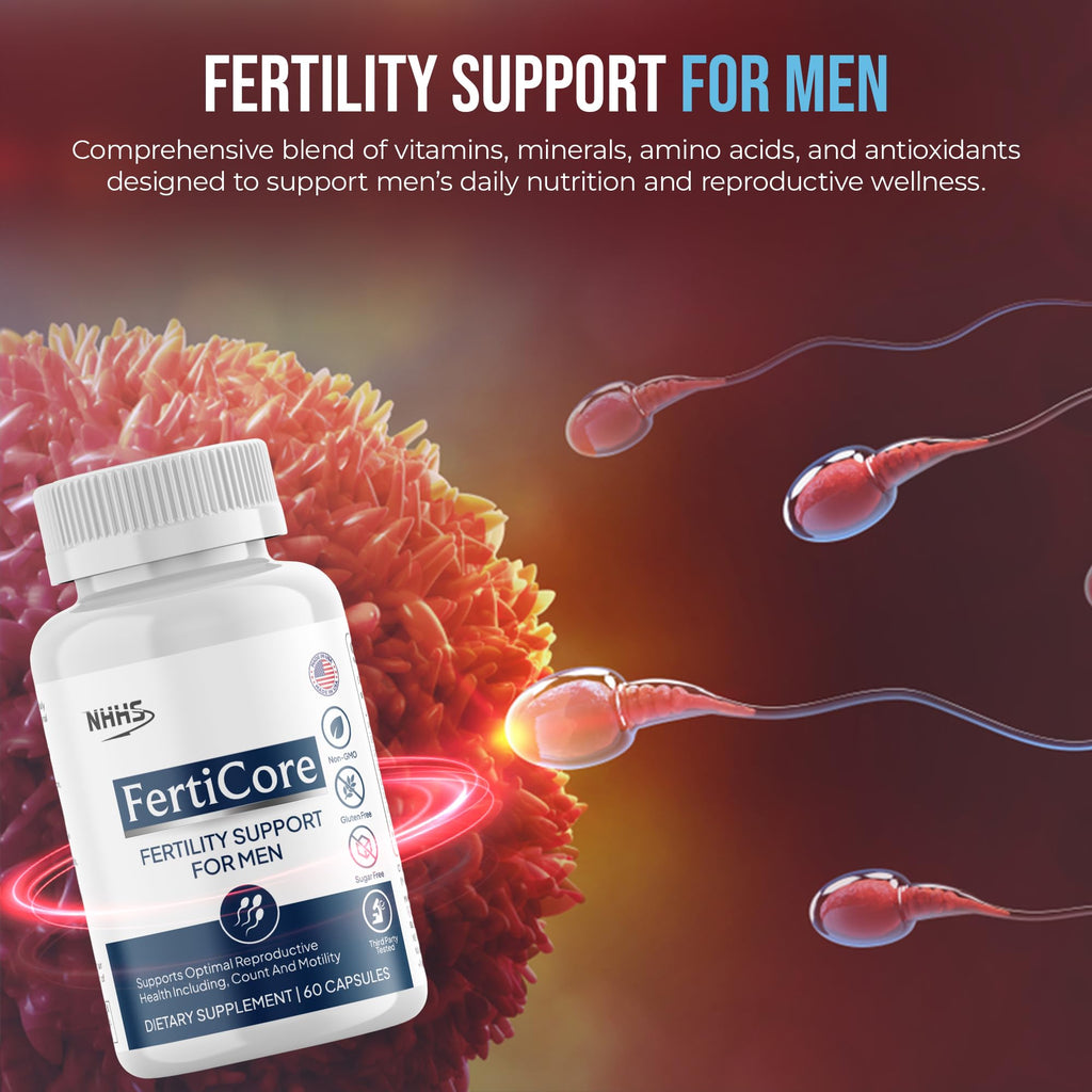 NHHS FertiCore Men's Fertility & Reproductive Wellness Supplement