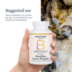 BioPure Brazilian Green Propolis Pure Propolis Extract – Natural Freeze-Dried Extract with Atrepillin-C ad Phenols to Support Respiratory, Gastrointestinal, and Immune Function – 60 Capsules