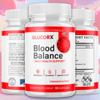 GlucoRX Blood Balance Capsules, Official GlucoRX Blood Support Pills with All Natural Ingredients, Advanced Health and Wellness Support Formula with Maximum Strength Multivitamins (60 Capsules)