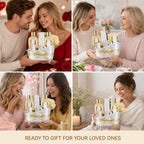 Gift Baskets for Women, Spa Luxetique 8 Pcs Vanilla Birthday Bath and Body Set, Self Care Kit for Her, Including Bubble Bath, Shower Gel, Body Lotion Christmas Gifts for Mom
