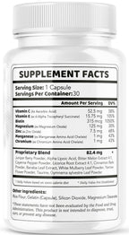 (3 Pack) Gluco Renu Capsules - Official Gluco Renu, GlucoRenu Supplement, Natural Support GlucoRenu, Gluco Renu Premium Formula, 90 Capsules for 3 Months