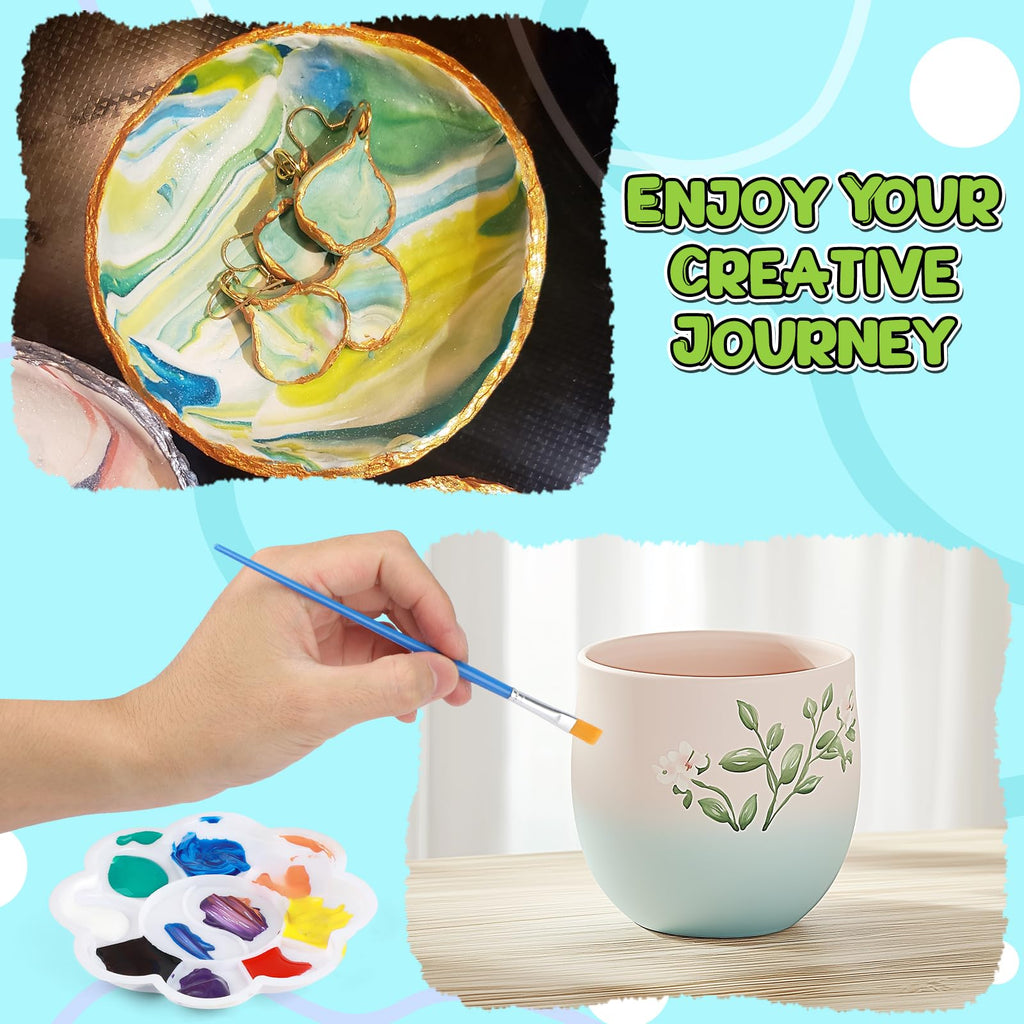 Premium Air Dry Clay for Kids - Natural Pottery Modeling Clay, 3.3lbs Arts & Crafts Supplies for School Classrooms, Kids Toy Gift for Christmas, White