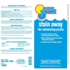 In The Swim Stain Away for Above Ground and Inground Swimming Pools - Removes Mineral Stains from Iron, Copper, and Magnesium in Swimming Pools - 1 Quart