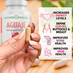 Mother Nature Aguaje Curves Capsules for Women, 1000mg (120ct), Natural & Sustainably Sourced Aguaje Fruit from Peru for Female Health, Hormone Balance, Curve Enhancer, Vegan, Non-GMO & Gluten-Free