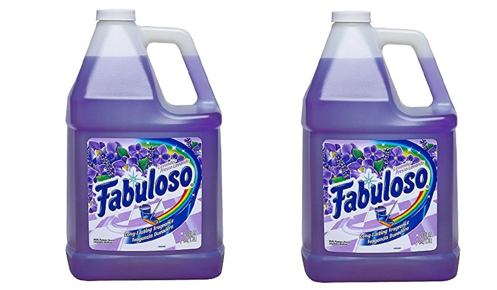 Fabuloso All-Purpose Cleaner Liquid Solution, Purple, Lavender Scent RvyeAy, 2Pack (128 Oz)