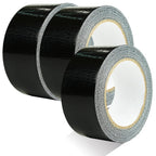 Bethone 3-Pack Duct Tape Heavy Duty Black Waterproof, 66 Yards x 1.88 Inch Total Strong Adhesive Duct Tape No Residue Bulk for Home Use, DIY, Projects, Outdoor Repairs Tear by Hand