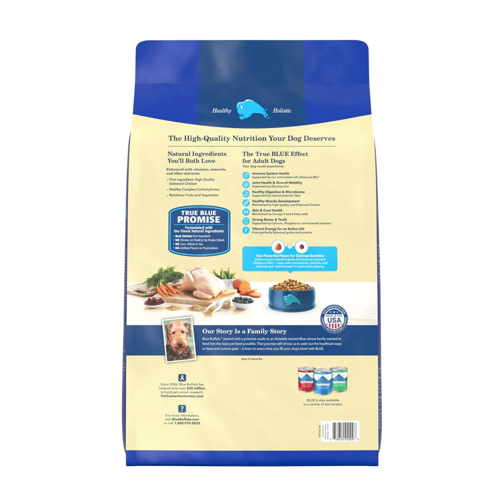 Blue Buffalo Life Protection Formula Chicken Adult Dry Dog Food, 15 lb