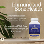 Zen Principle Grass Fed Beef Bone Marrow Supplement, 3300mg. Skin, Oral Health, and Joint Support. Promotes Whole-Body Wellness. Whole Bone Extract, 210 Capsules.