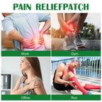 60Pcs Knee Pain Relief Patches Kit, Pain Relief Patch for Knee, Wormwood Herbal Knee Patches for Arthritis, Relieves Muscle Soreness in Knee, Neck, Shoulder