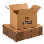 BOX USA Medium Moving Boxes 18"L x 14"W x 12"H 10-Pack - Corrugated Cardboard Box for Shipping, Mailing, Packing, Packaging and Storage