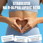 IMMUNOVITES 3-Pack Stabilized R-Alpha Lipoic Acid ((True)) 600mg per Serving [[High Potency & up to 40x Increased Absorption]] (Na R-ALA) (Na R-LA) (Na R-Lipoate) (3 Bottles)