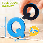 Gamenote Classroom Magnetic Alphabet Letters Kit 178Pcs with Double Side Magnet Board - Foam Alphabet Letters for Preschool Kids Toddler Spelling and Learning Colorful ABC Education Fridge Magnets