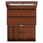 ProCase Watch Box, 12 Slot Watch Case for Men with Drawer, Espresso