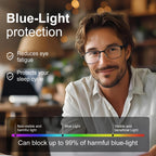 JOLISU 5PCS Reading Glasses Men - Blue Light Blocking Metal Frame for Mens/Women - Durable Readers Fit Read（2.00）