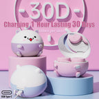 Vastsoon Cute Contact Lens Cleaner, Case Cleaning Machine with Solution Soak Case and Contact Lens Applicator Tool for Daily Vision Care, Travel Size (Pink)