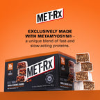 MET-Rx Big 100 Colossal Protein Bars,Vanilla Caramel Churro Meal Replacement Bars,Brown,9 Count (Pack of 4)