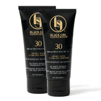 Black Girl Sunscreen SPF 30 for Face & Body - Moisturizing Skin Protection, SPF 30, Sun Lotion for Women & Men, Ultra Sheer, Travel Size, No White Cast for Melanin Rich Skin - 2 fl oz, 2 Pack