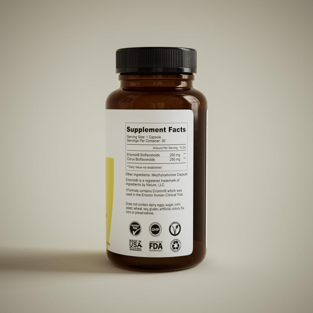 La Jolla Naturals Preverio™ - Premium Eriomin Lemon Flavonoids and Citrus Bioflavonoids Supplement (Once-Daily Capsules, 30 Day Supply)
