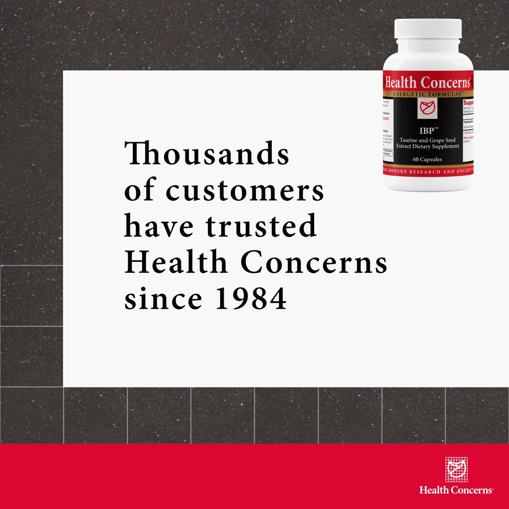 Health Concerns IBP – Heart Health Supplement with Taurine & Grape Seed Extract – Blood Pressure Support – Antioxidant Cardiovascular Circulation Formula – Cholesterol Metabolism – 60 Capsules