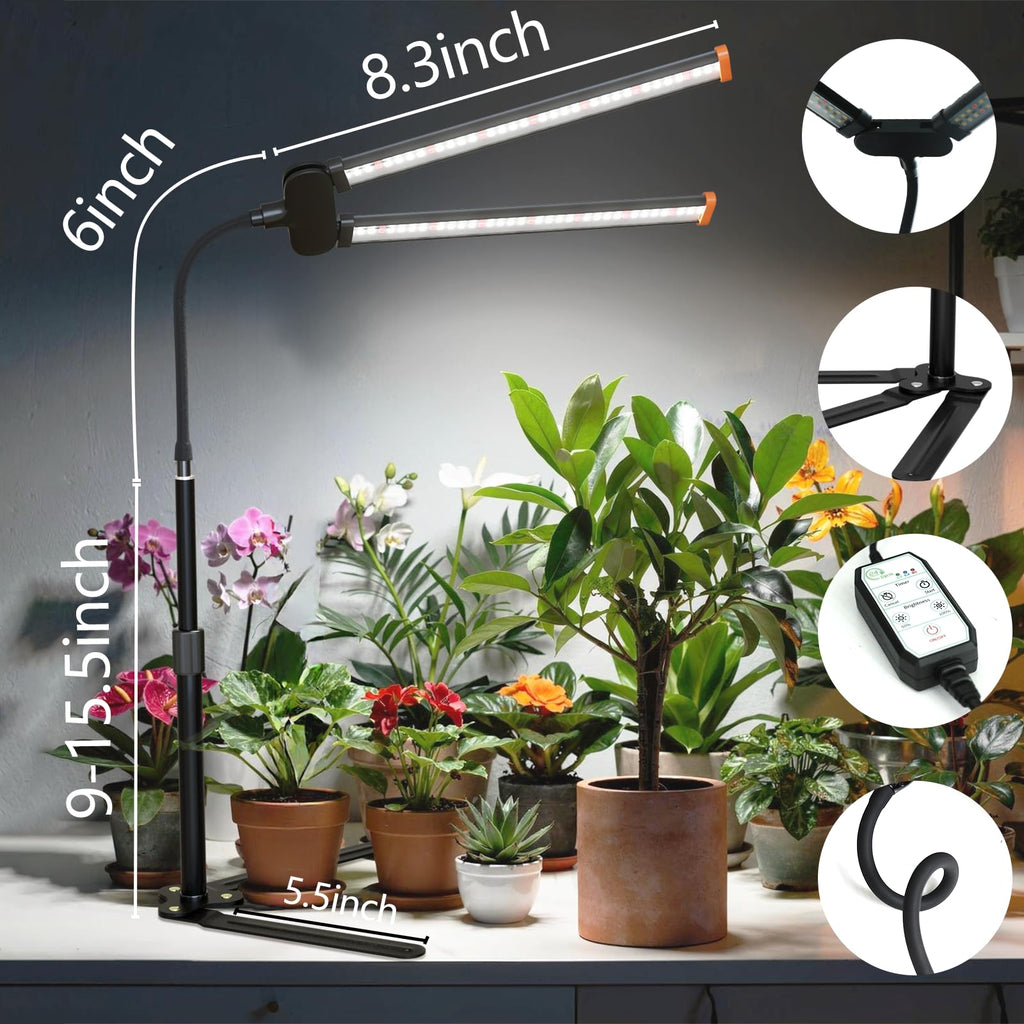 Grow Light for Indoor Plant, 6000K Full Spectrum Plant Lamp