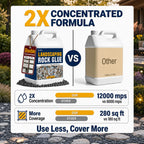 Teexpert Double Concentrated Rock Glue: 2 Gallon Stone Glue for Landscaping Fast-Dry Gravel Binder Long-Lasting Adhesive for Pea Rocks Stabilizer for Landscape Outdoor Yards Garden Patio