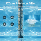 MUTAOMWY Hot Tub Vacuum,Cordless Handheld Pool Vacuum Cleaner - Pool Cleaner for Inground Pools, for Hot Tubs and Spa,15 Gallons/Min Powerful Suction