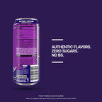 GHOST Energy Drink, Zero Sugars, 12-Pack, Welch's Grape, 16oz