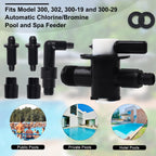 Upgraded R172064 Kit Compatible with Rainbow Off Line Chlorinator Models 300, 302, 300-19 and 300-29