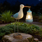 QZJDDZSW Solar Seagull Statues for Garden and Home Decor,Funny Garden Decor Beach,Pool,Patio,Lawn,Yard,Porch,Perfect Garden Gift