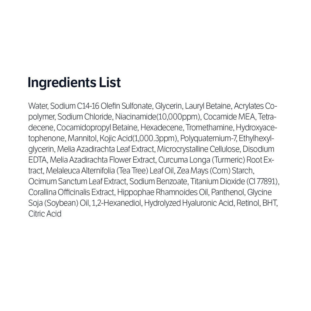 SUNGBOON EDITOR Kojic Turmeric Capsule Brightening Cleanser for Uneven Spots, Acne-prone Skin & Blackhead | Low pH Gentle Gel Face Wash | Kojic Acid & Niacinamide | Korean Skincare