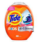 Tide PODS Laundry Detergent Soap with Downy 4-in-1 Stain Remover Freshness Softness Detergent pacs, April Fresh Scent, 85 Count