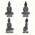 LuxenHome Large Buddha Statue, 22" Meditating Buddhas Garden Statue